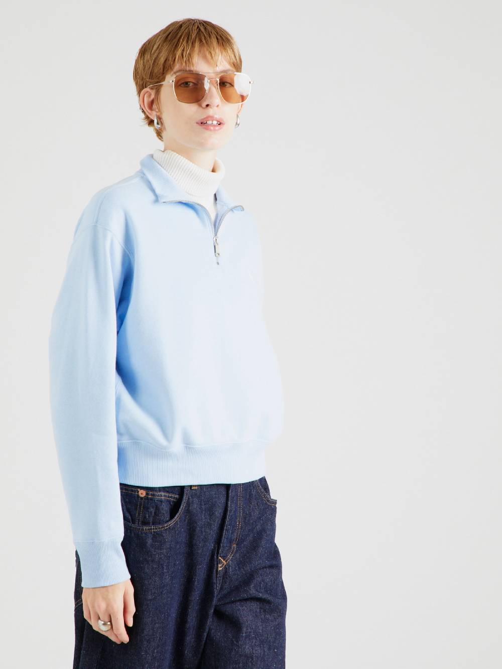 Polo Ralph Lauren Sweatshirt in Light Blue Vatertagsangebot