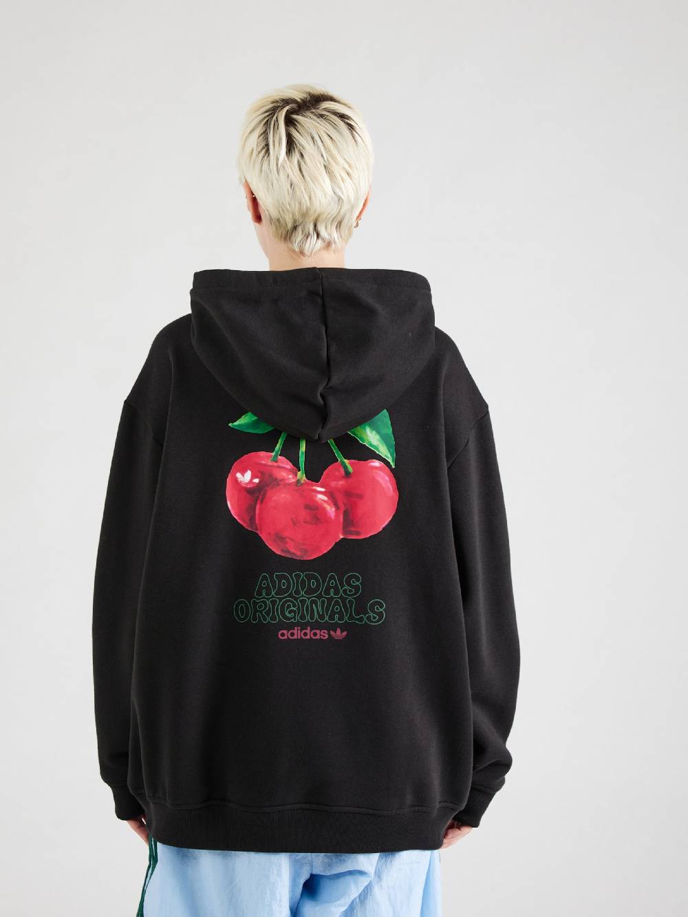 ADIDAS ORIGINALS Sweatshirt 'CHERRY' in Black Jubiläumsangebot