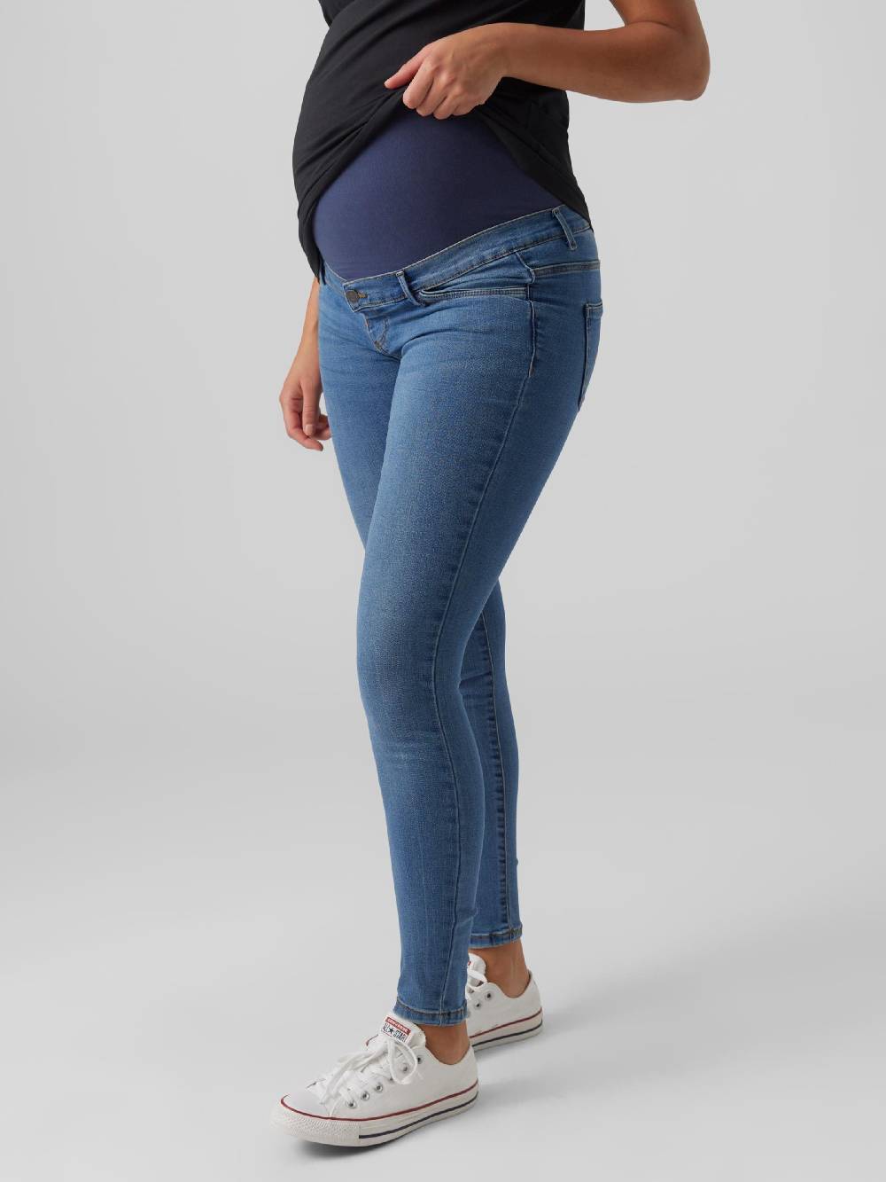 Vero Moda Maternity Skinny Jeans 'TANYA' in Blue Denim Begrenzte Freigabe