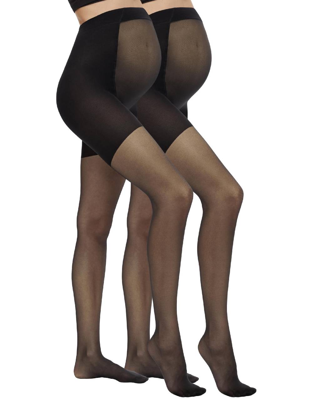 MAMALICIOUS Fine Tights 'Sabrina' in Black Bis zu 65% Rabatt
