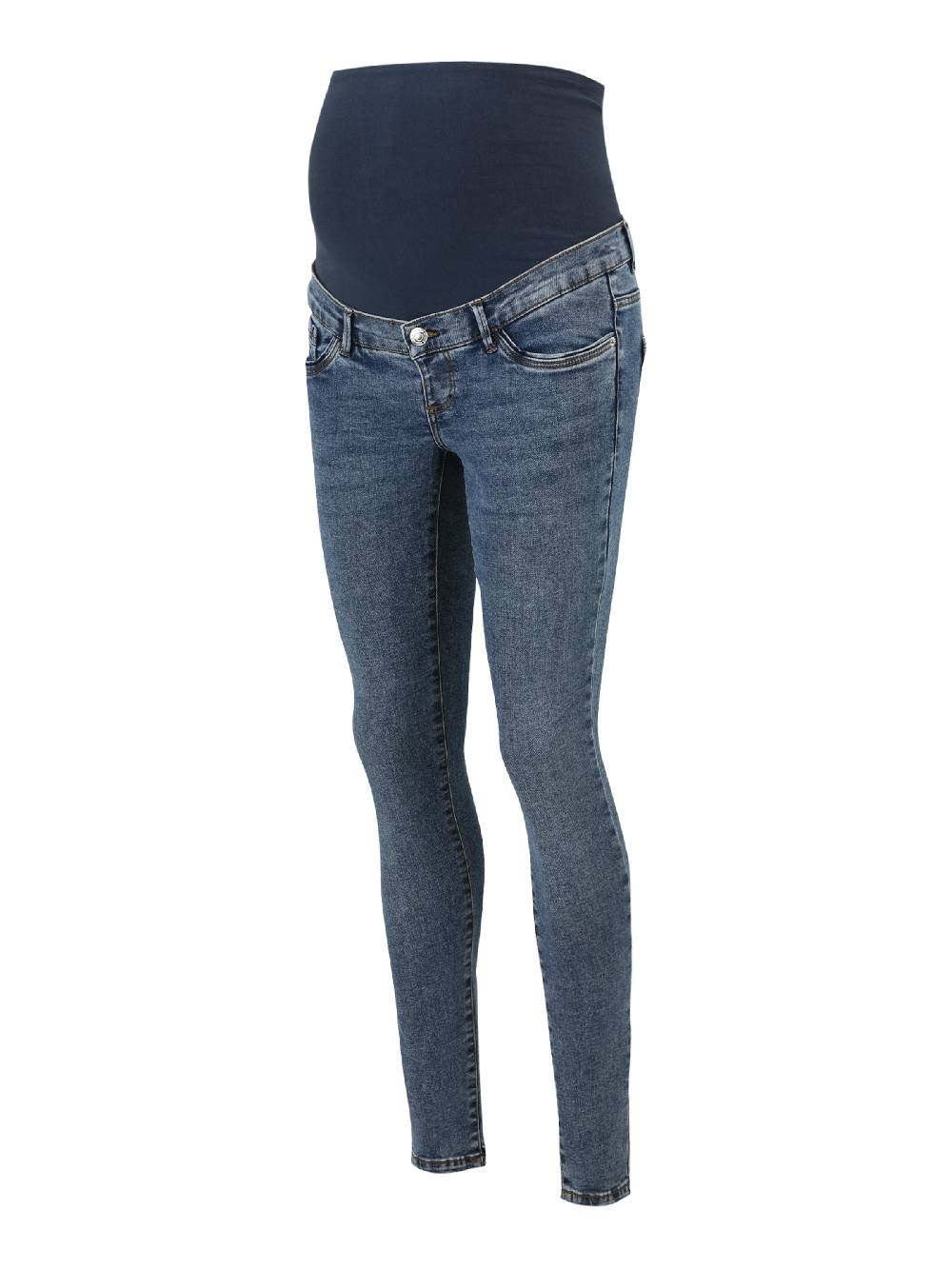 Vero Moda Maternity Skinny Jeans 'VMMSKYLAR' in Blue Denim Super Rabatt