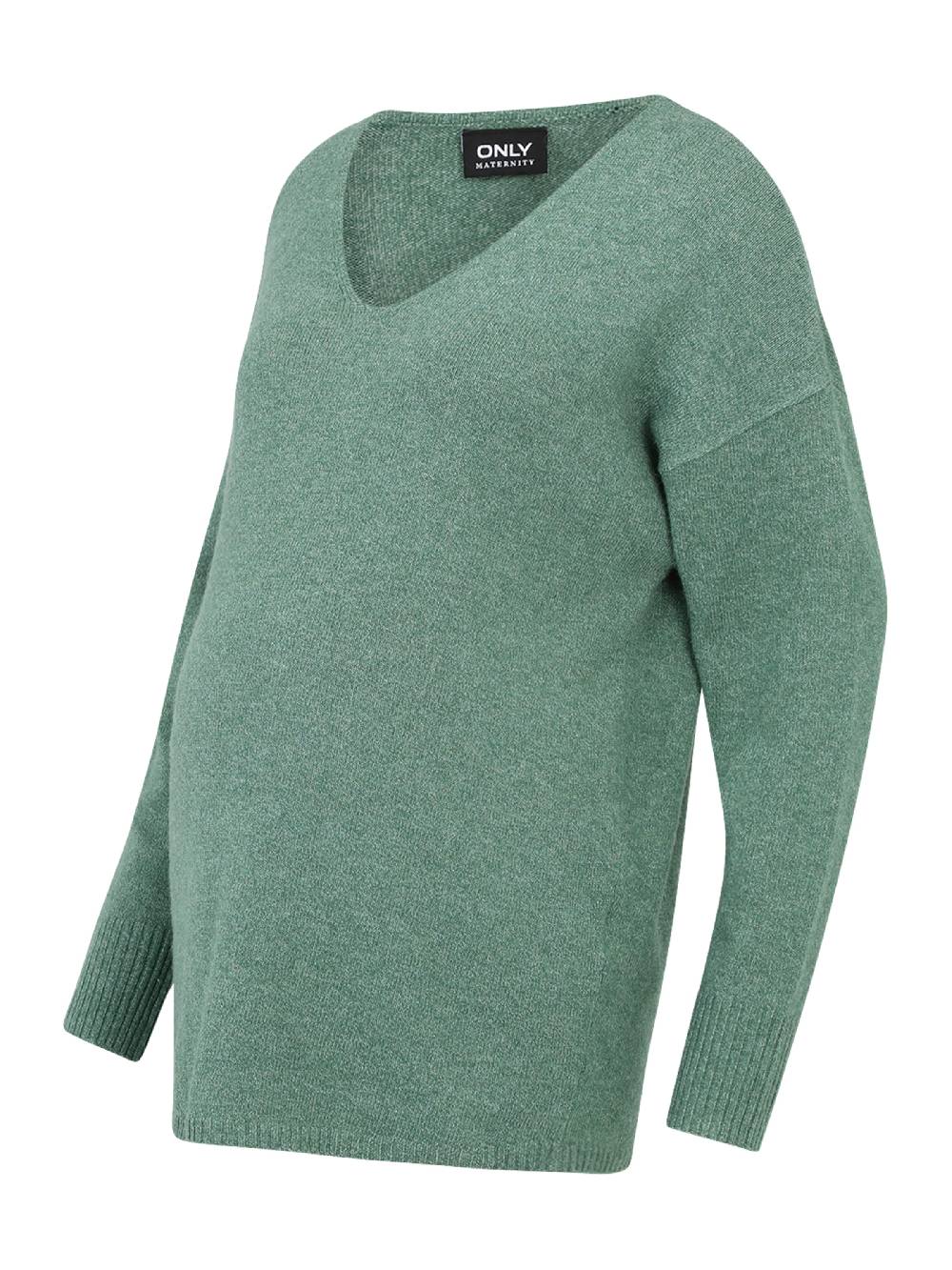 Only Maternity Sweater 'OLMRICA' in Jade Online