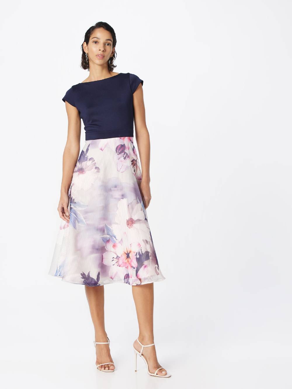 SWING Cocktail Dress in Navy im Angebot