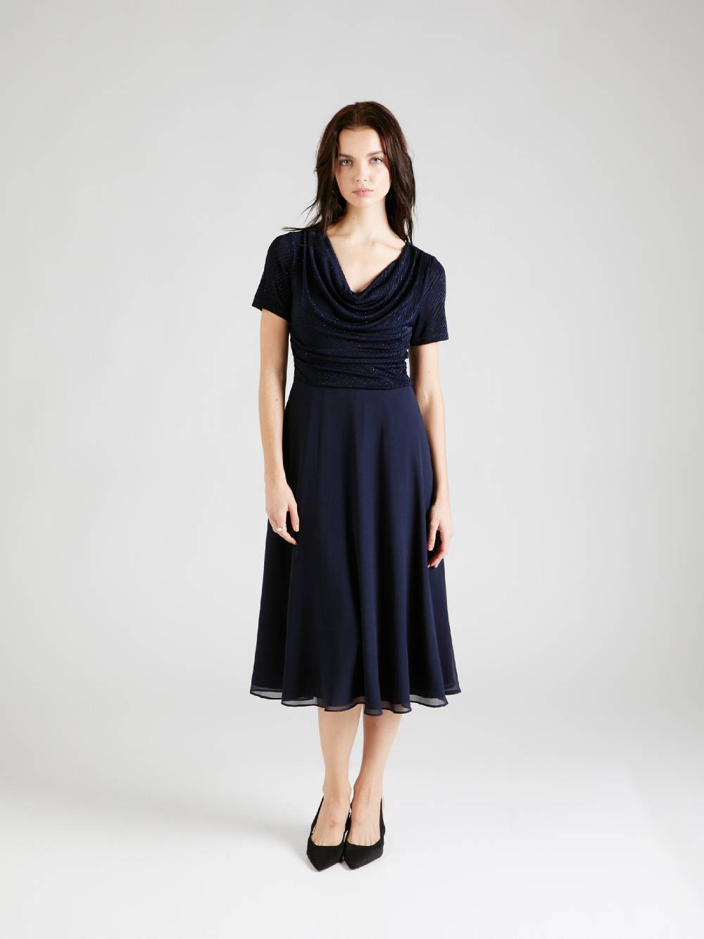 Vera Mont Cocktail Dress in Dark Blue Schlussverkauf