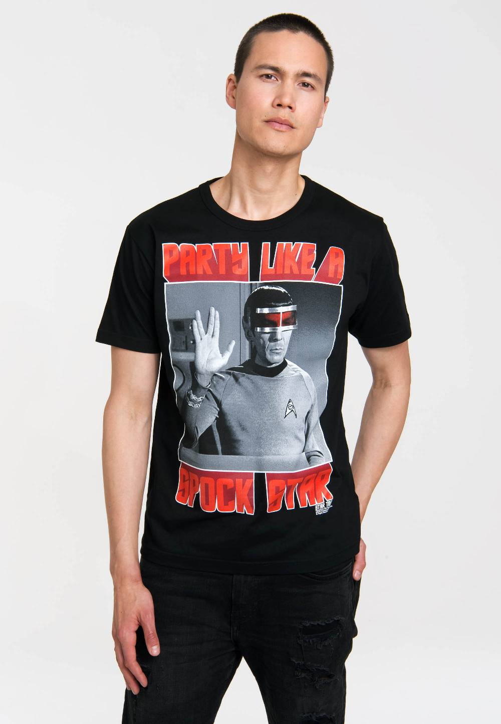 Logoshirt Star Trek - Spock - Party Like A Spock Star - T-Shirt Print - Herren Outlet