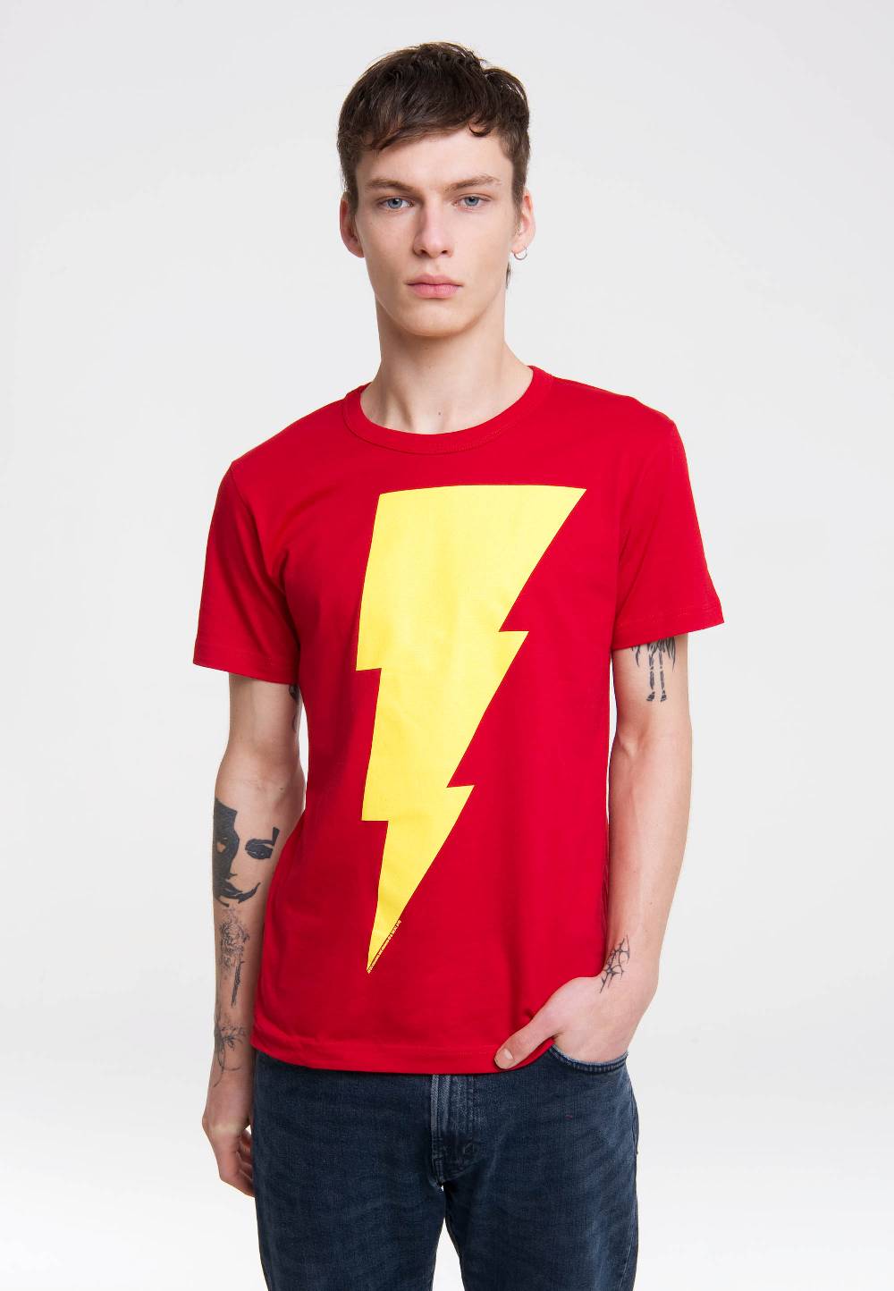 Logoshirt Shazam Logo - DC Comics - T-Shirt Print - Herren Auslauf