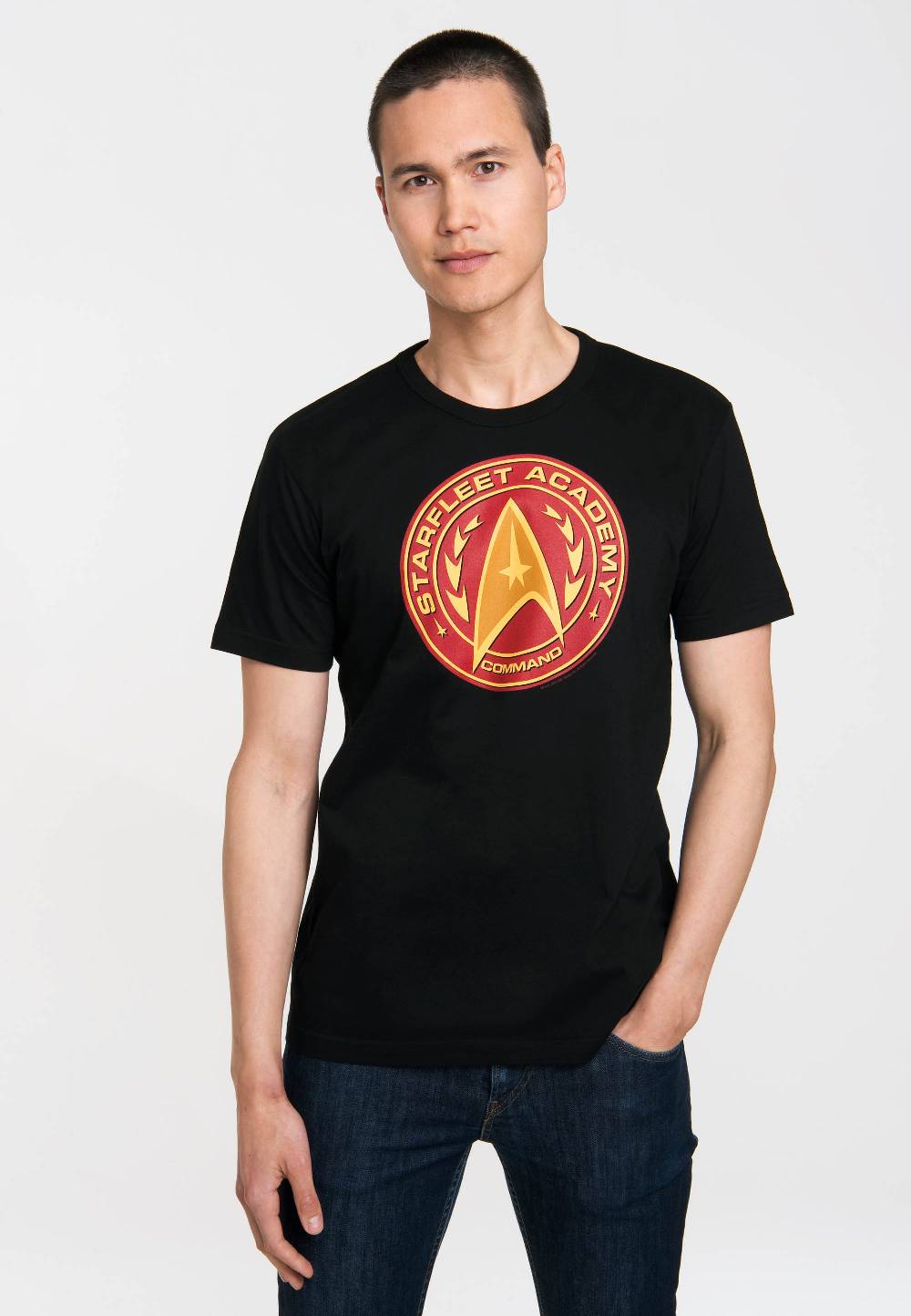 Logoshirt Star Trek - Starfleet Academy - T-Shirt Print - Herren Angebote