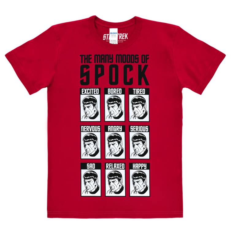 Logoshirt Star Trek - Spock Moods - Hybris - T-Shirt Print Schlussverkauf