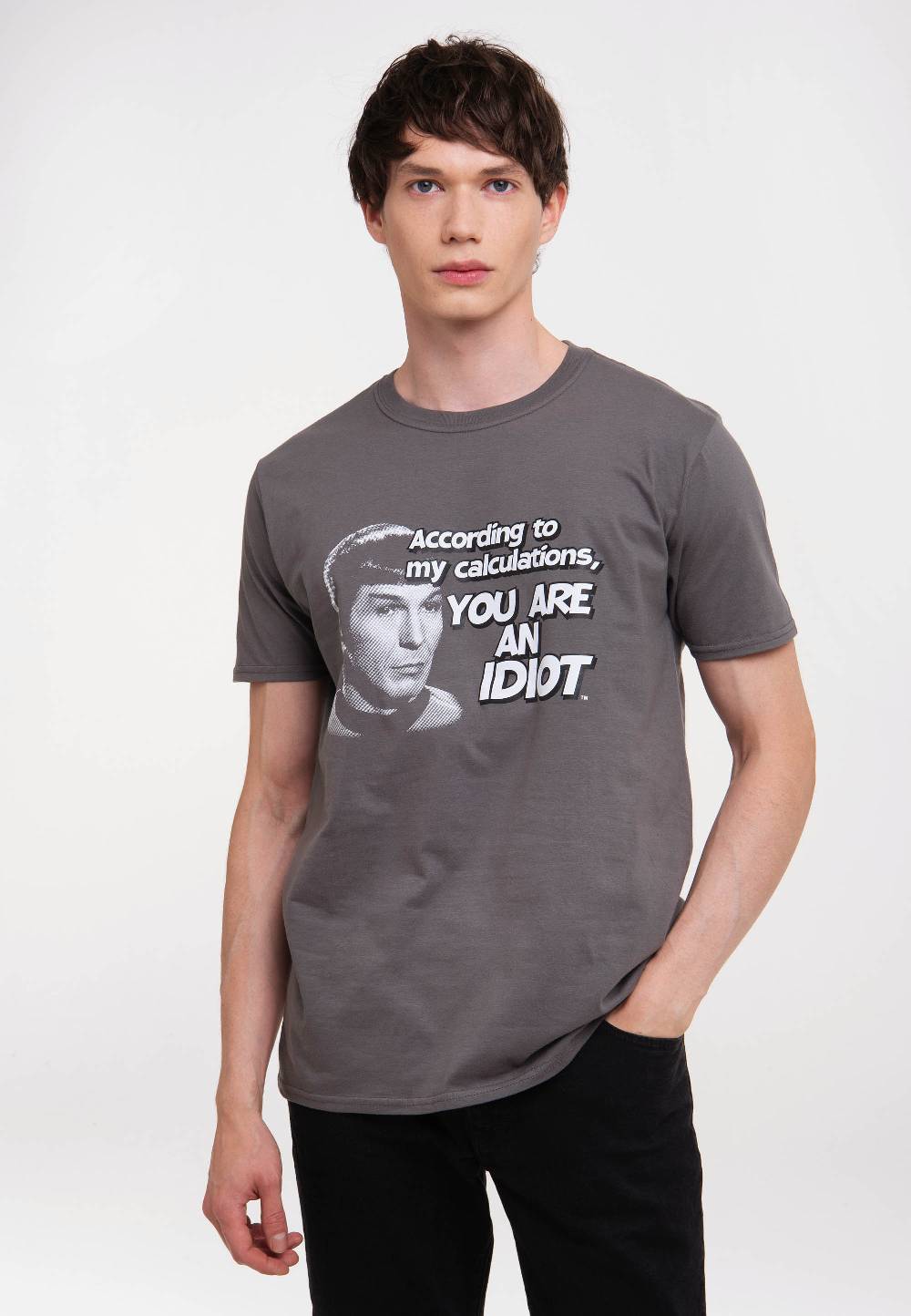 Logoshirt Star Trek - Spock - You Are An Idiot - Hybris - T-Shirt Print Günstiger Verkauf