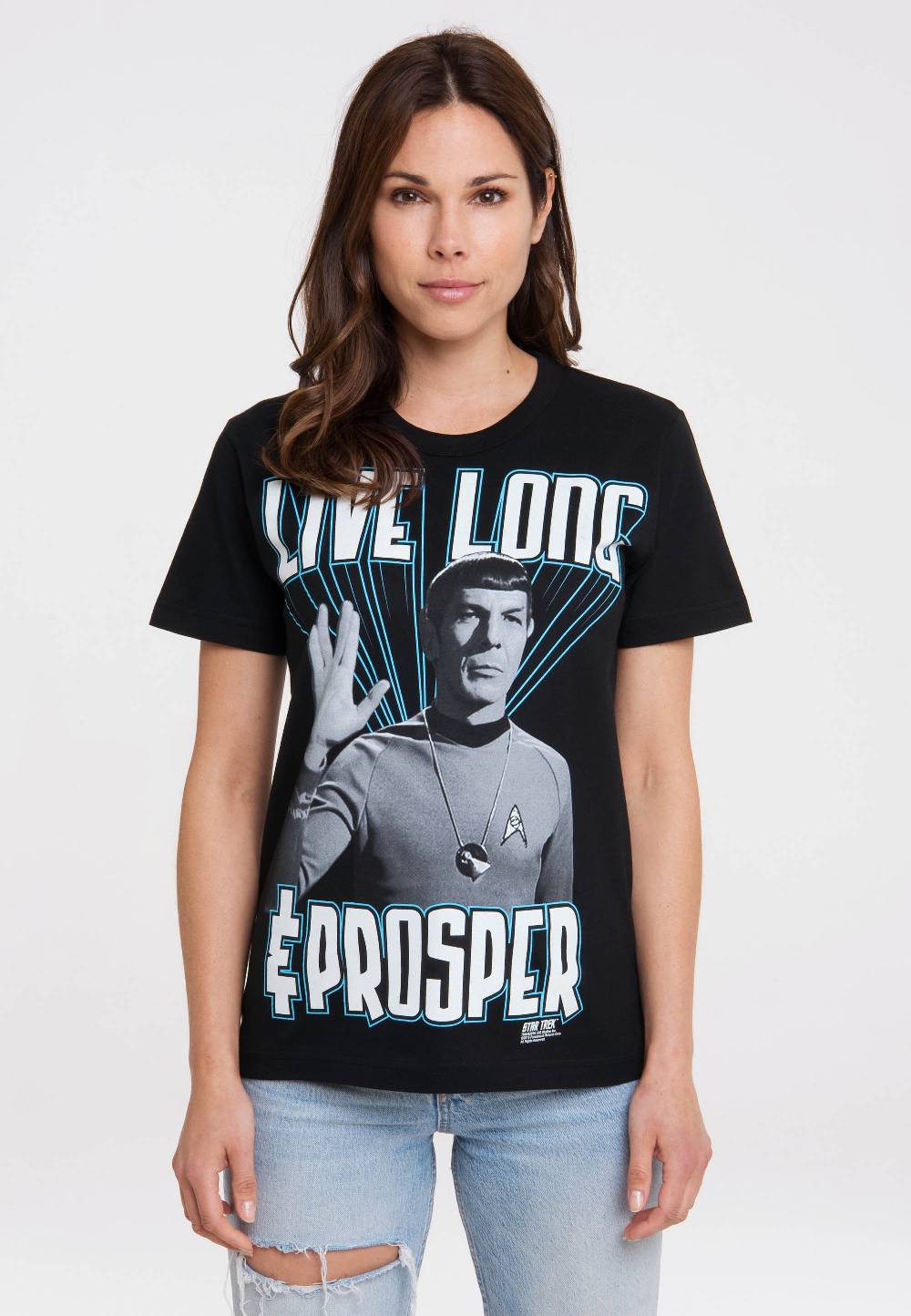 Logoshirt Star Trek - Spock - Live Long And Prosper - T-Shirt Print - Damen Meist gekauft