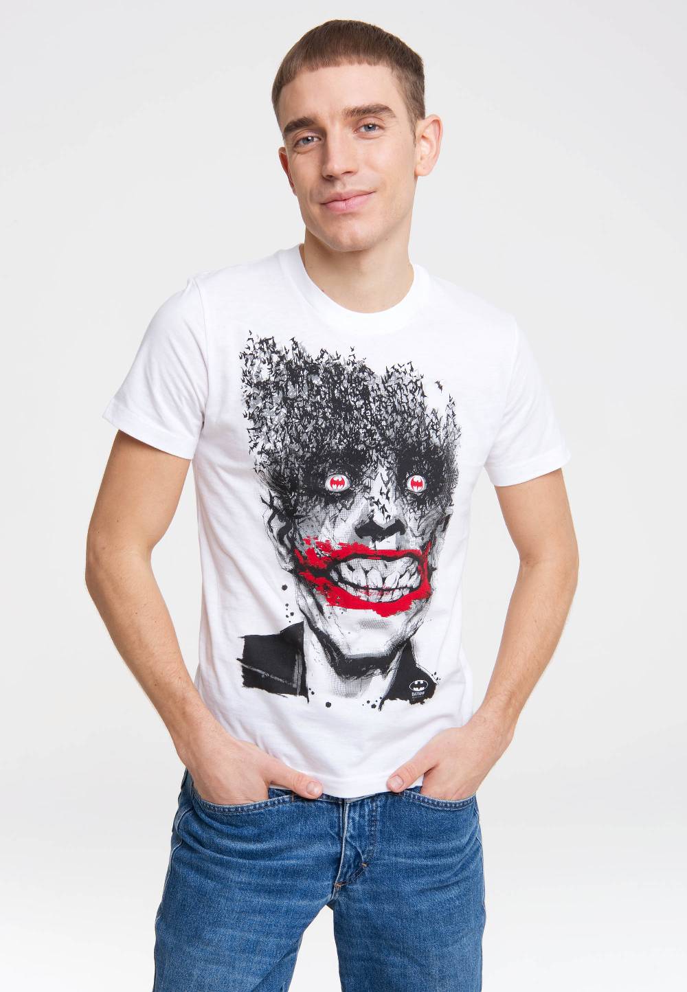 Logoshirt Batman - The Joker - Fledermäuse - DC Comics - T-Shirt Print Günstig kaufen