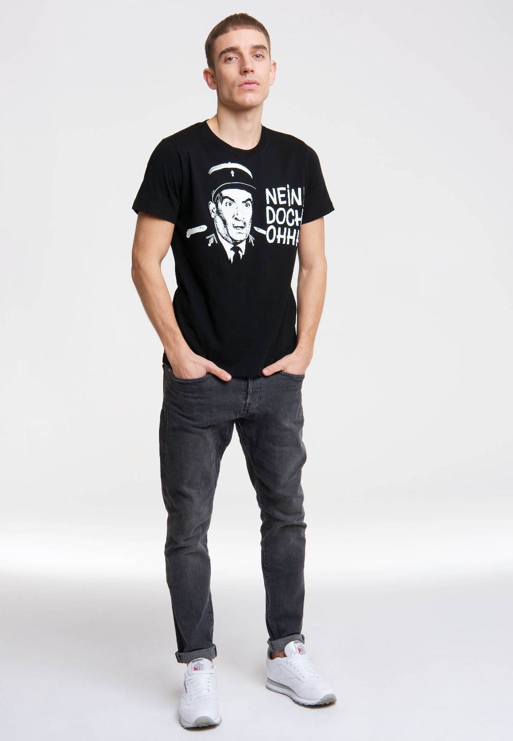 Logoshirt Nein! Doch! Ohhh! - Louis de Funès - T-Shirt Print Versandkostenfrei