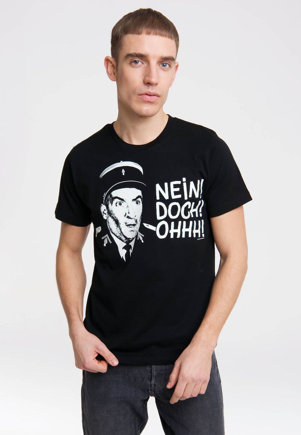 Logoshirt Nein! Doch! Ohhh! - Louis de Funès - T-Shirt Print Versandkostenfrei