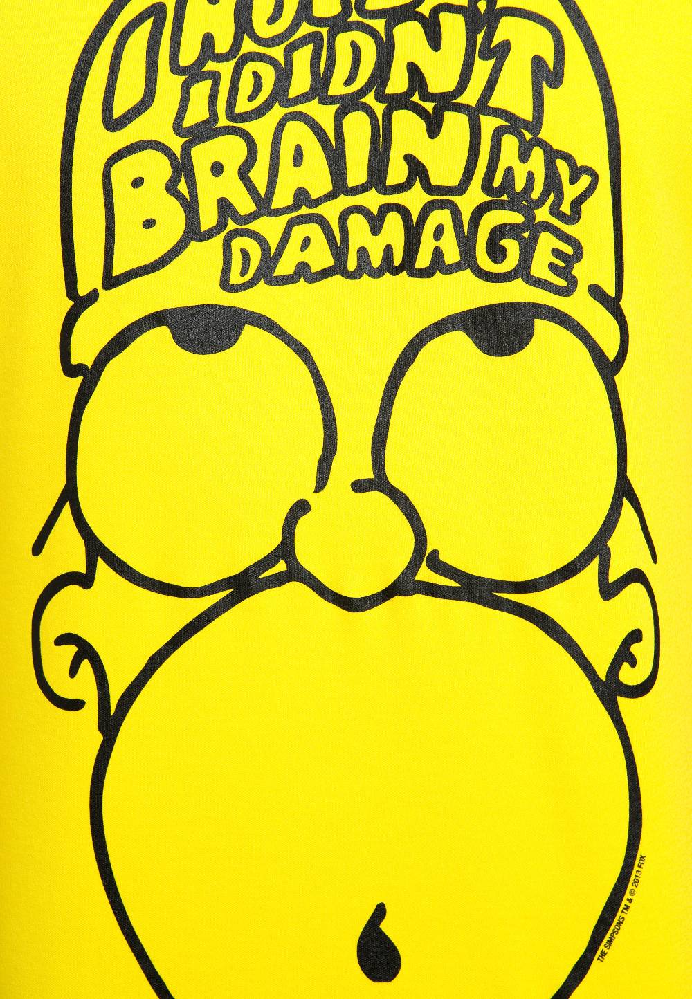 Logoshirt The Simpsons - Homer Simpson - Brain My Damage - T-Shirt Print - Herren Flash Sale