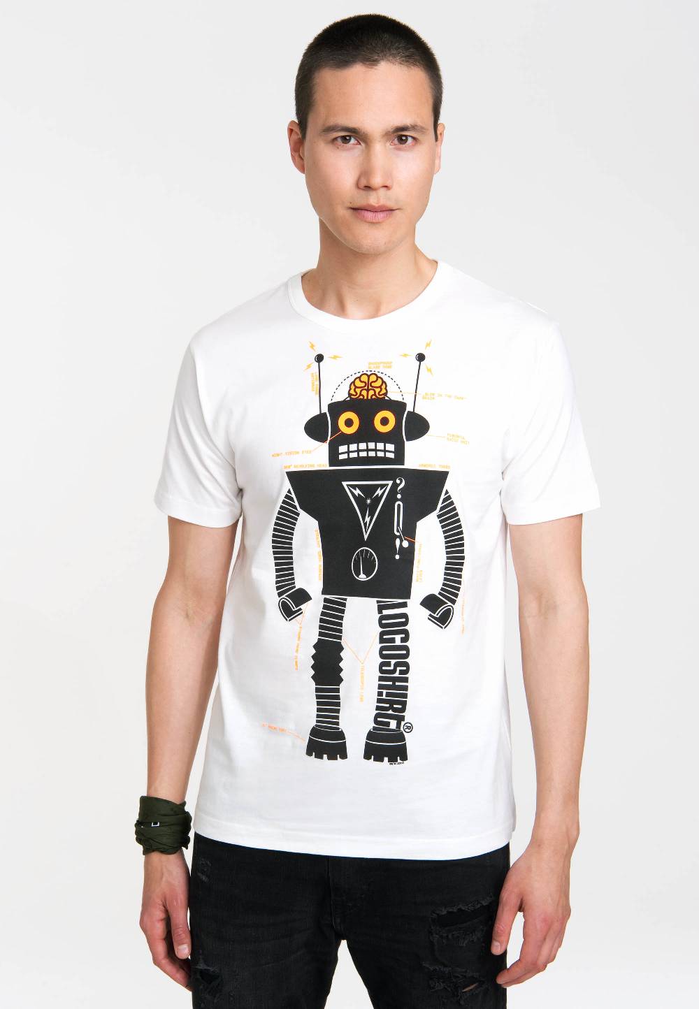 Logoshirt Logoshirt - Roboter - Logo - T-Shirt Print - Herren Begrenztes Angebot