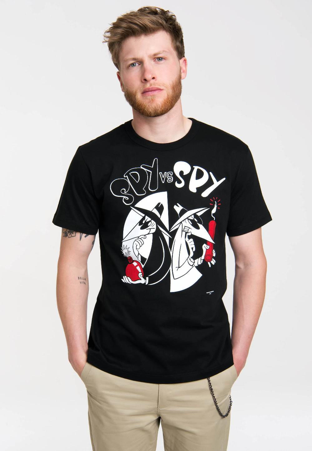Logoshirt Mad Magazin - Spy vs Spy - Bomb & Dynamite - T-Shirt Print - Herren Exklusivangebot