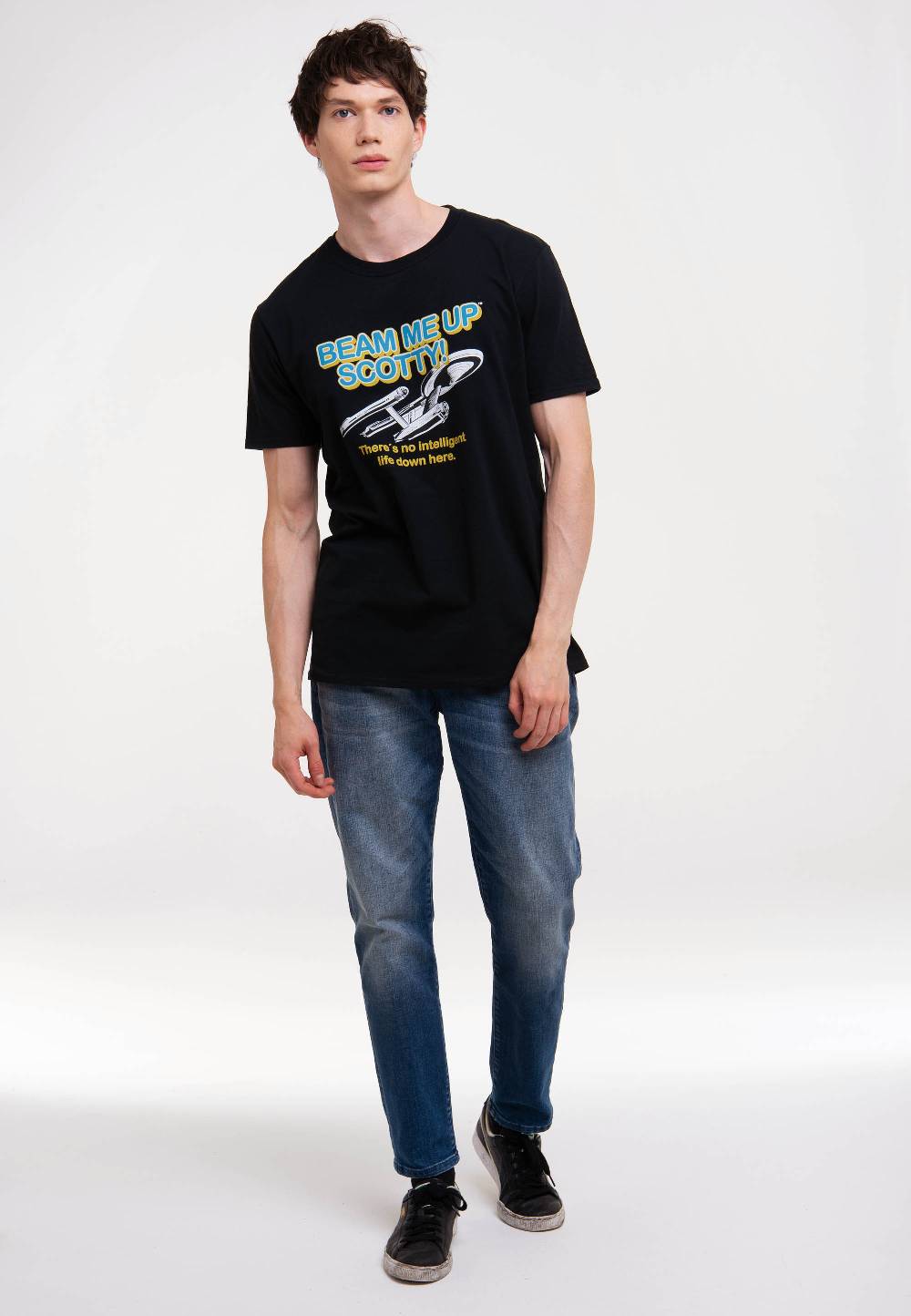Logoshirt Star Trek - Scotty - Beam Me Up - Hybris - T-Shirt Print Heißer Verkauf
