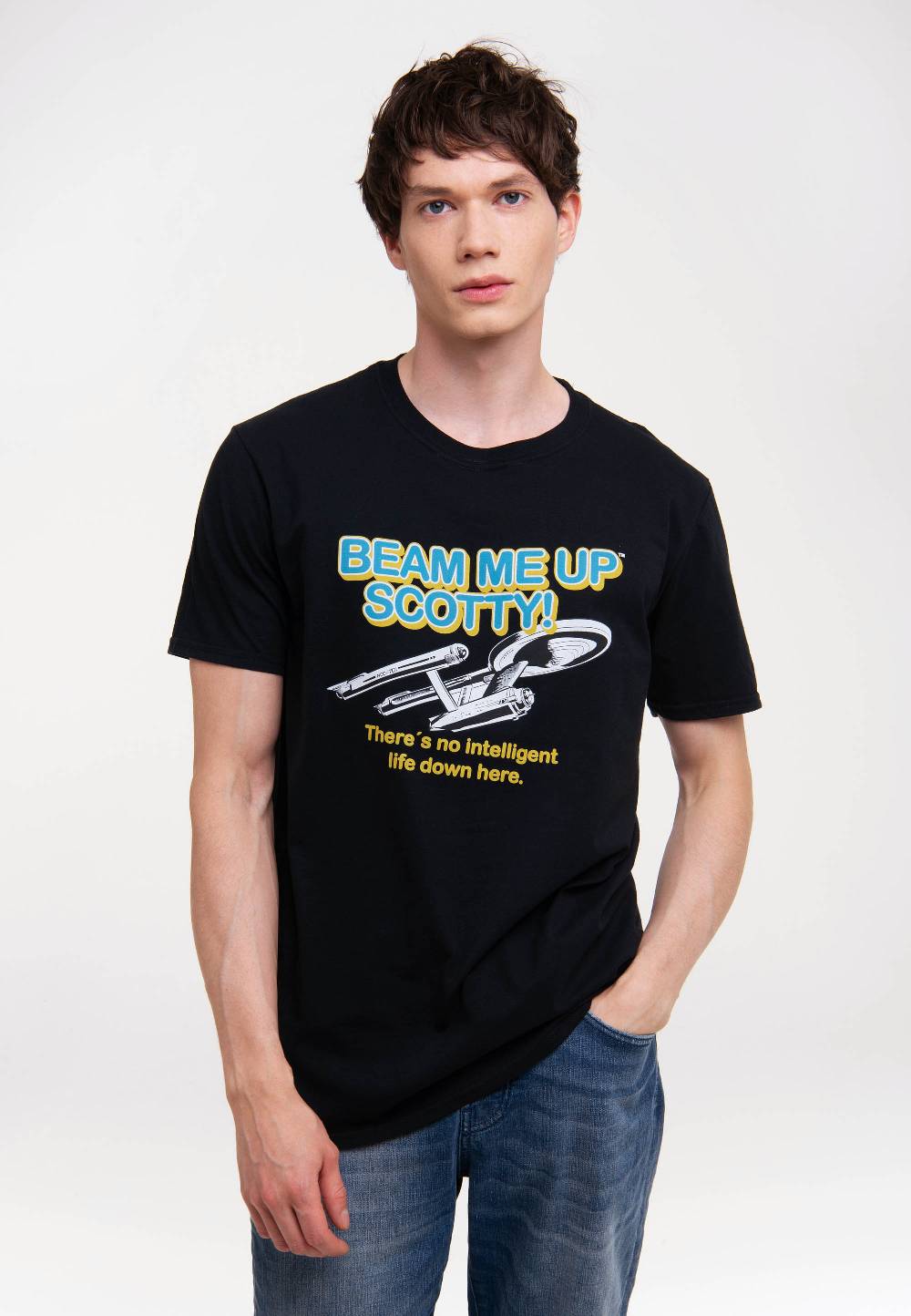 Logoshirt Star Trek - Scotty - Beam Me Up - Hybris - T-Shirt Print Heißer Verkauf