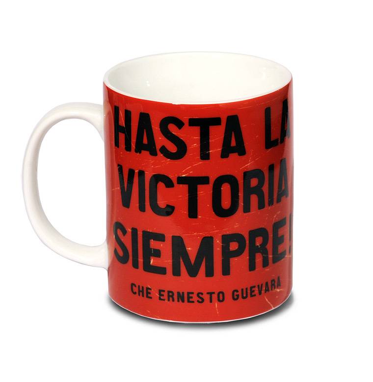 Logoshirt Che Guevara - Hasta La Victoria Siempre - Kaffeetasse 50% Rabatt mit kostenlosem Versand
