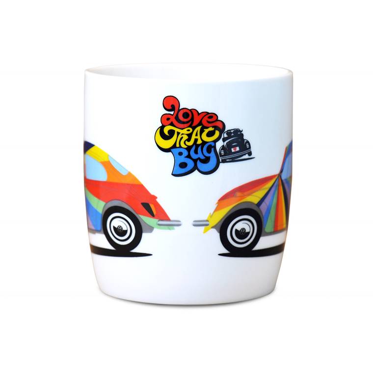 Logoshirt VW - Käfer - Streifen - Love That Bug - Kaffeebecher Günstiger Verkauf
