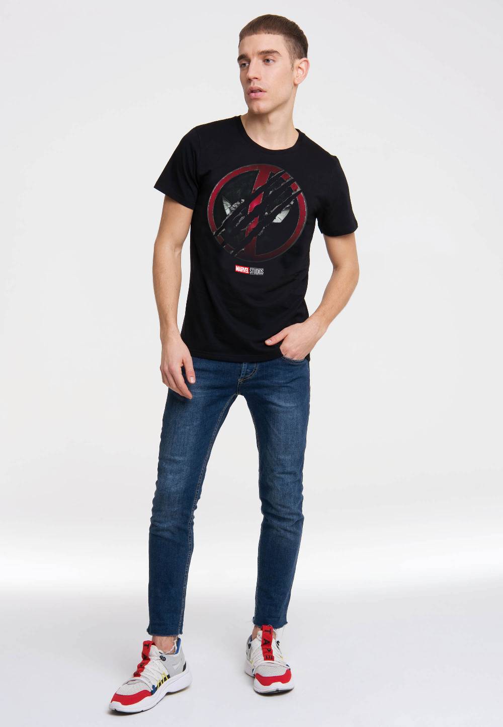 Logoshirt Deadpool & Wolverine - Marvel Comics - T-Shirt Print - Herren Zeitbegrenzte Promotion