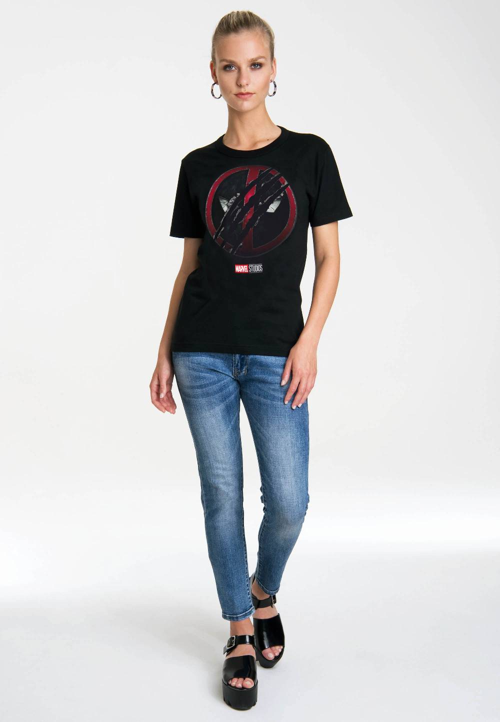 Logoshirt Deadpool & Wolverine - Marvel Comics - T-Shirt Print - Damen Bis zu 50% Rabatt