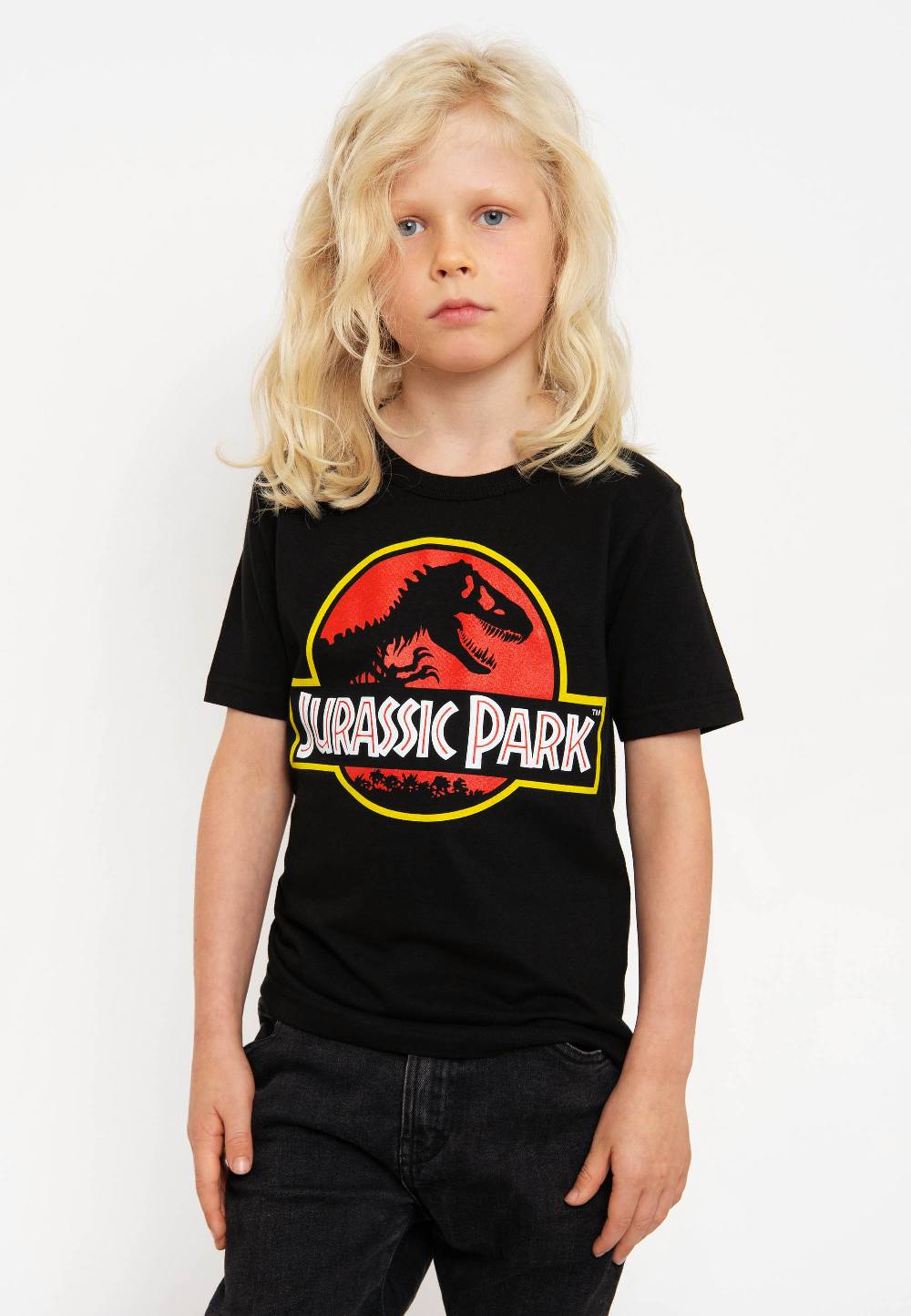 Logoshirt Jurassic Park - Logo - Bio - T-Shirt Print - Kinder Nur für heute