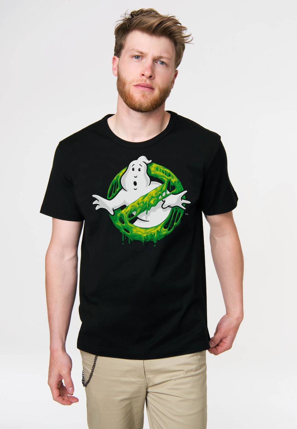 Logoshirt Ghostbusters - Slime Logo - T-Shirt Print - Herren Super Rabatt