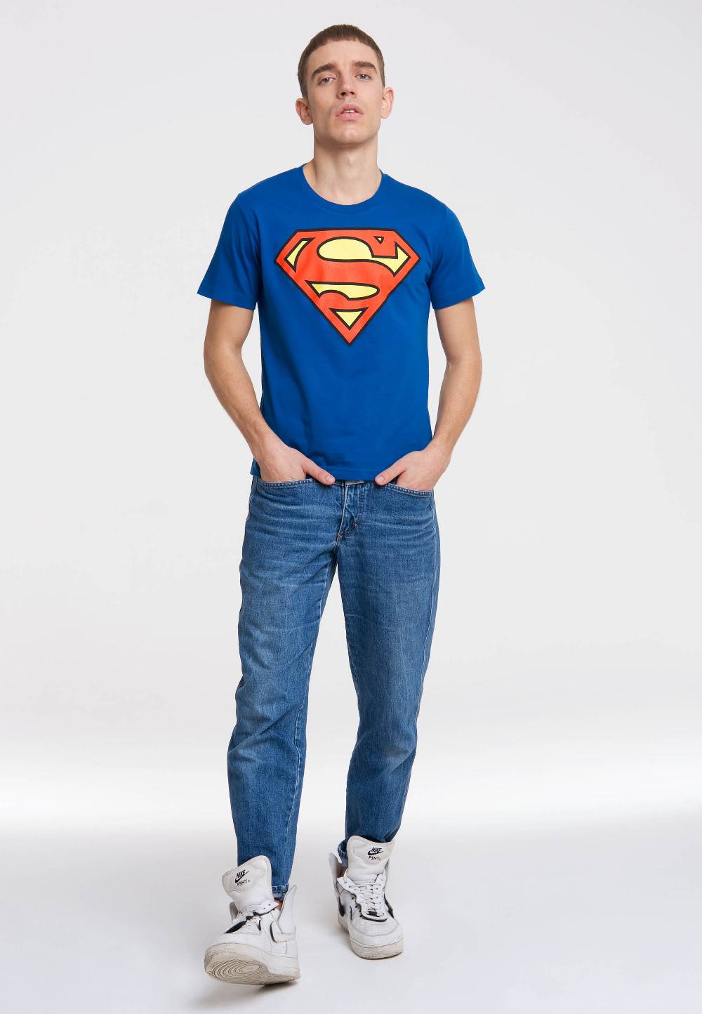 Logoshirt Superman - Logo (Clean) - DC Comics - T-Shirt Print - Herren 50% Rabatt mit kostenlosem Versand