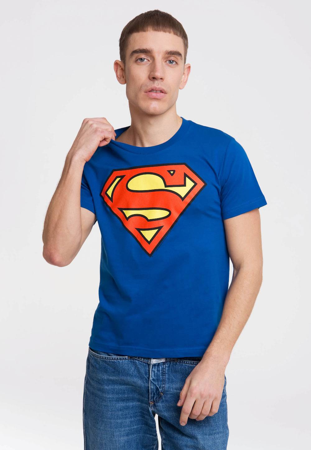 Logoshirt Superman - Logo (Clean) - DC Comics - T-Shirt Print - Herren 50% Rabatt mit kostenlosem Versand