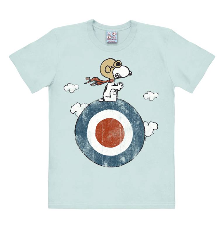 Logoshirt Peanuts - Snoopy - Pilot - Target - T-Shirt Print - Herren Schlussverkauf