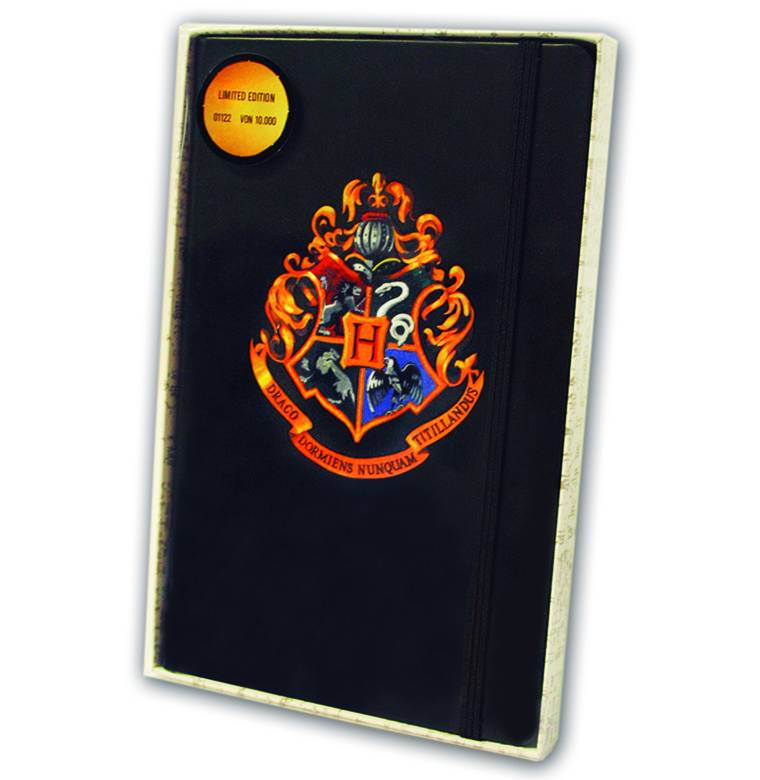 Logoshirt Harry Potter - Hogwarts Logo - Hardcover Notizbuch A5 - mit Gummiband - Gepunktet - Limited Edition Bis zu 60% Rabatt
