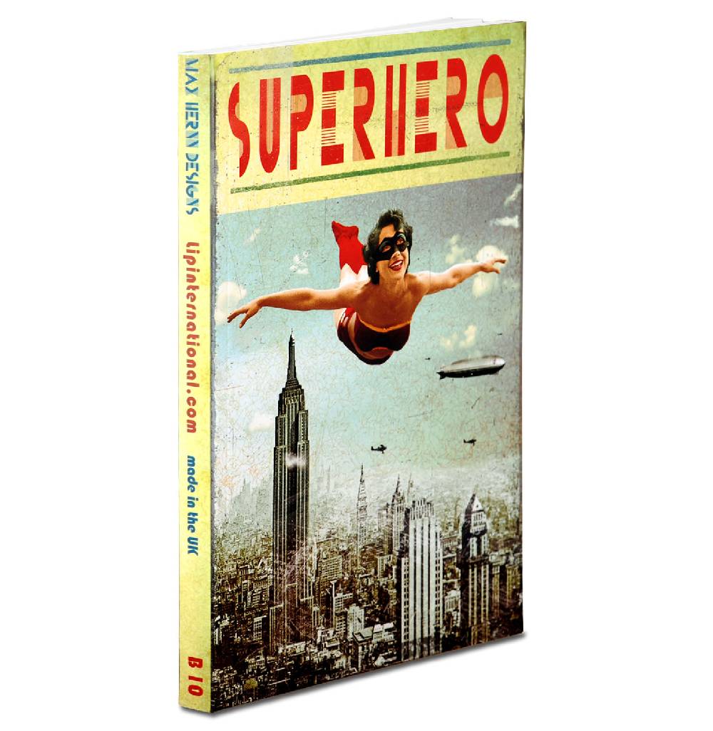 Logoshirt Superhero - Girl - Notizbuch Nur für heute