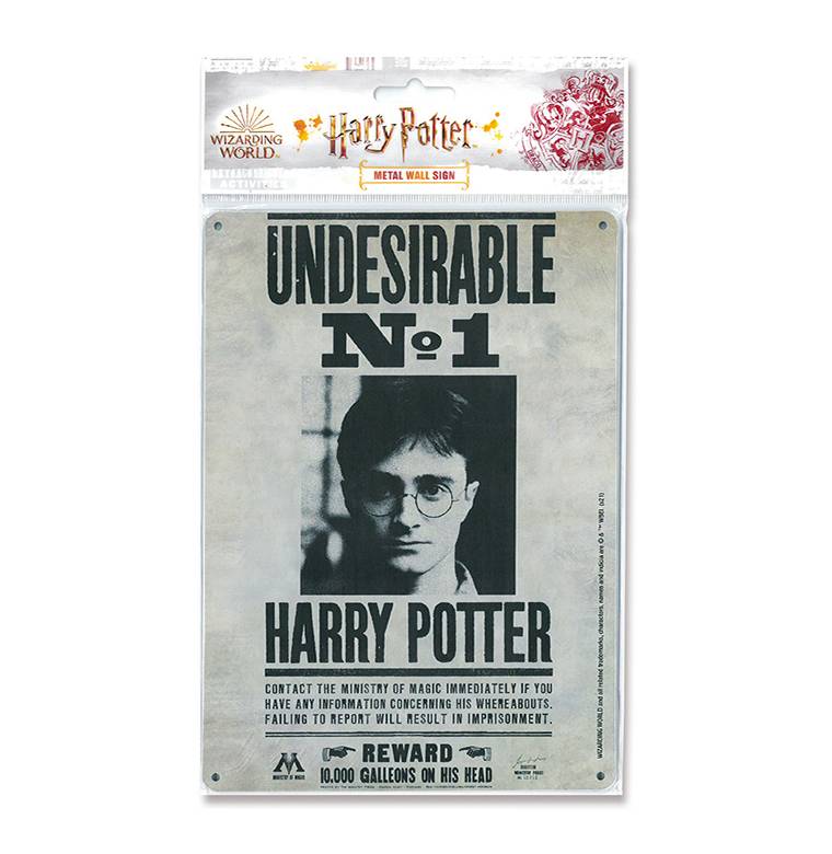 Logoshirt Harry Potter - Undesirable No. 1 - Blechschild A5 Blitzverkäufe