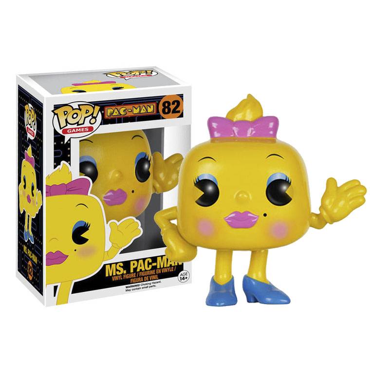 Logoshirt Ms. Pac-Man - Pac-Man - 82 - Funko POP! Games - Vinylfigur Fabrikpreis