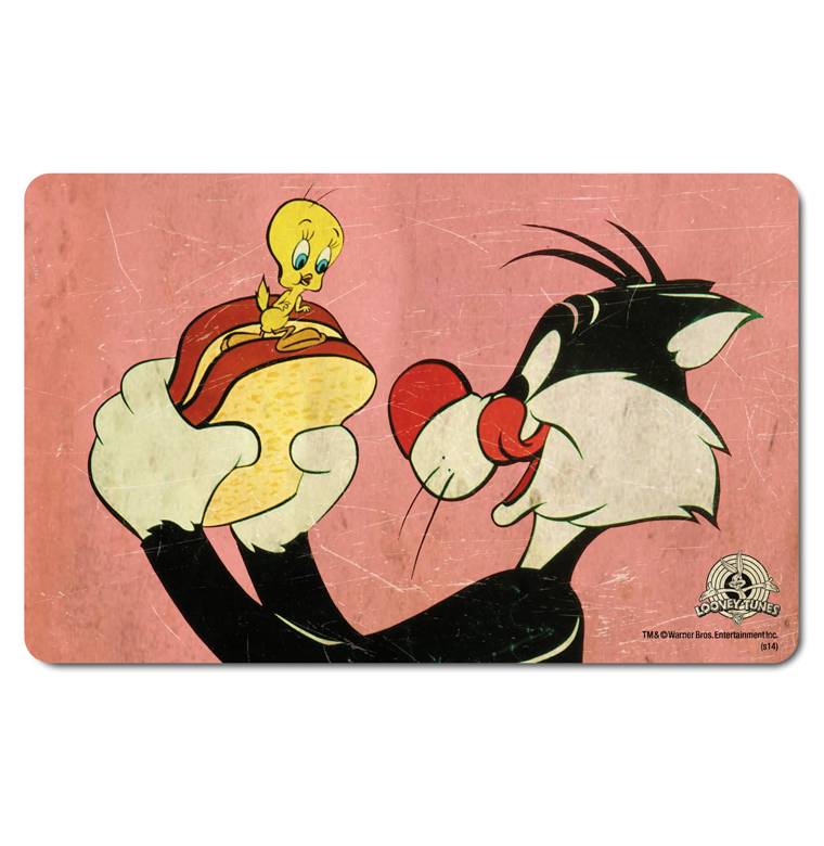 Logoshirt Looney Tunes - Tweety & Sylvester - 4er Set - Frühstücksbrettchen Kostenlose Rückgabe