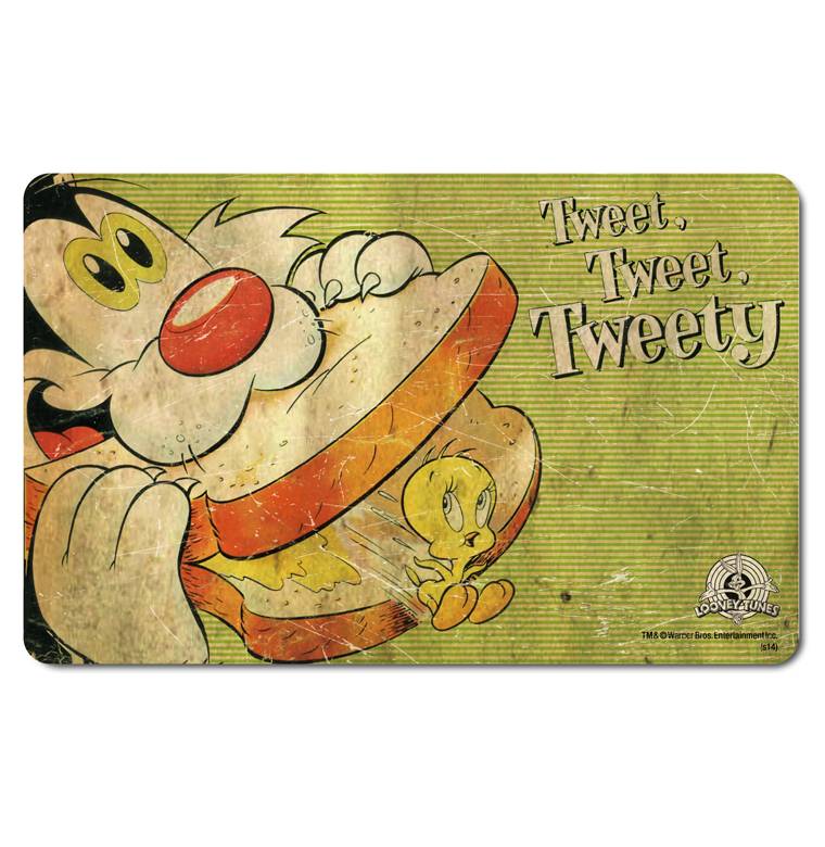 Logoshirt Looney Tunes - Tweety & Sylvester - 4er Set - Frühstücksbrettchen Kostenlose Rückgabe