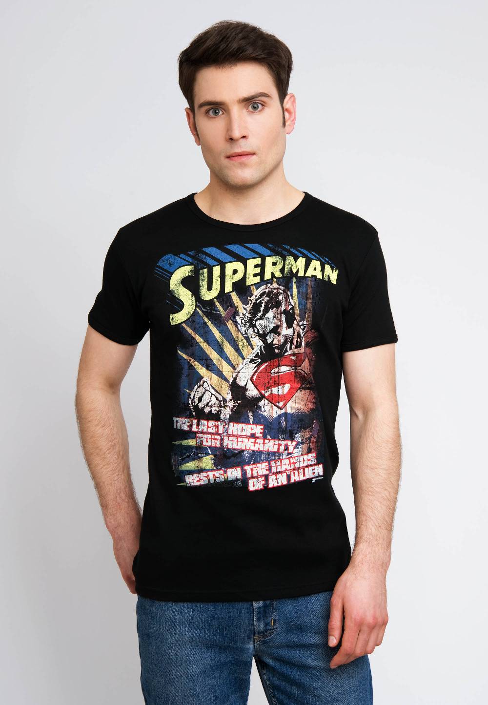 Logoshirt Superman - Letzte Hoffnung - DC Comics - T-Shirt Print - Herren Neueste Stile