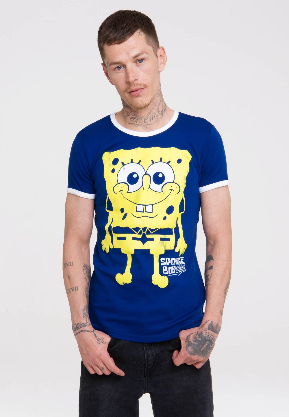 Logoshirt Spongebob - Ich Bin Bereit - T-Shirt Print - Herren Nur für heute