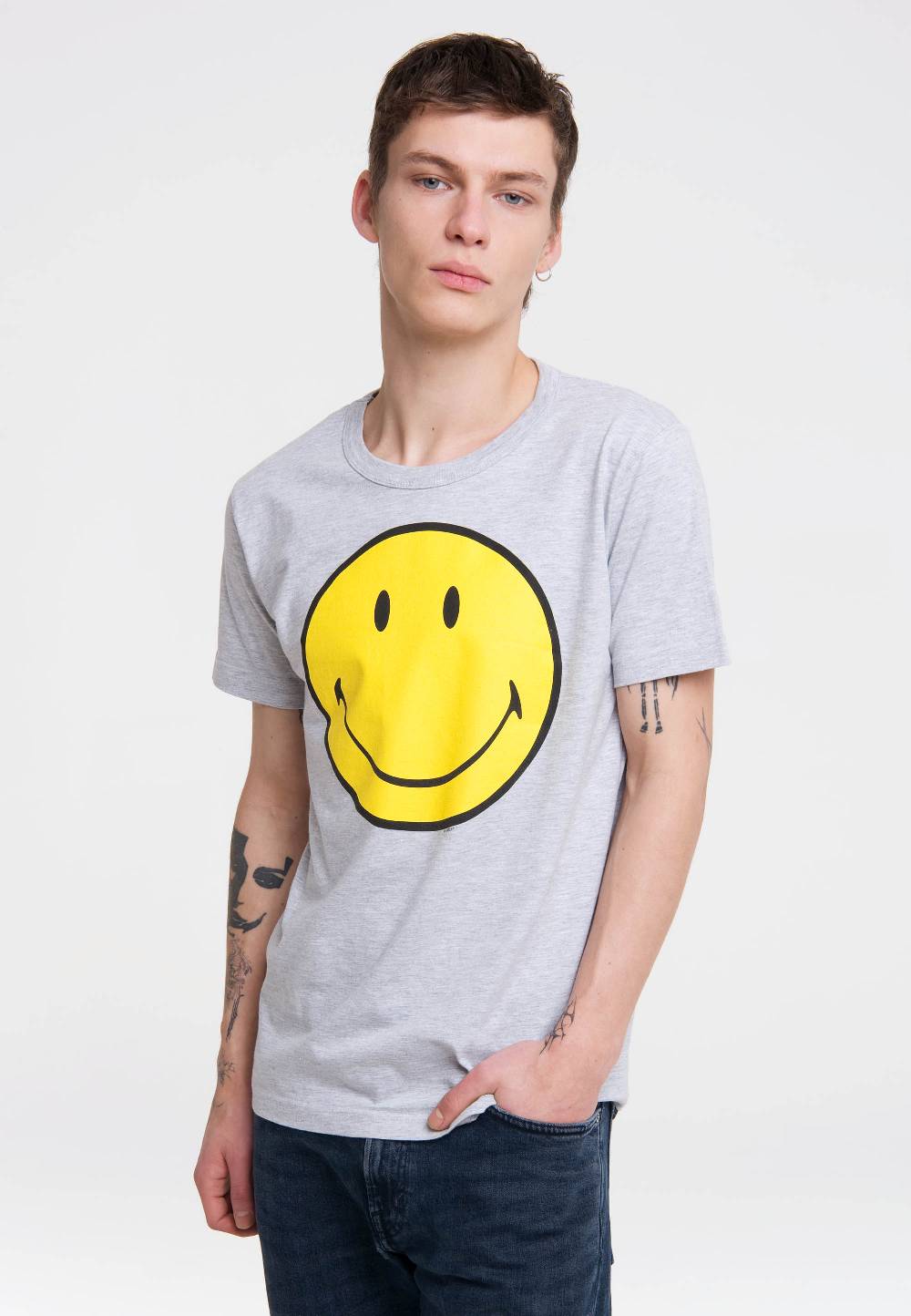 Logoshirt Original Smiley Face - Happy - T-Shirt Print - Herren Speichern exportieren