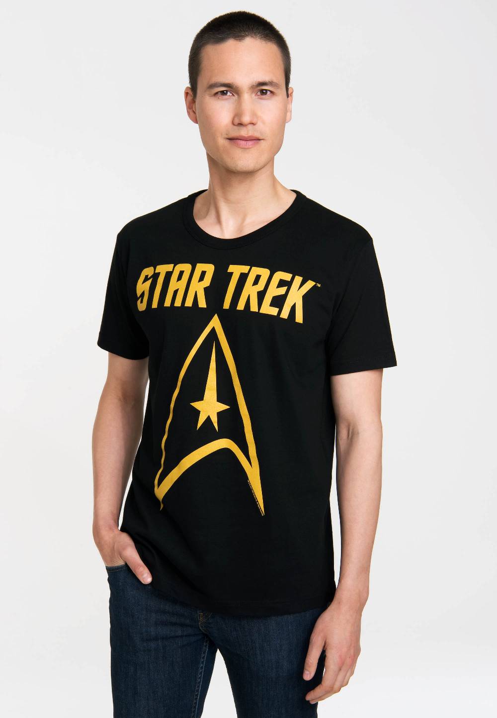 Logoshirt Star Trek - USS Enterprise - Logo - T-Shirt Print - Herren Im Verkauf