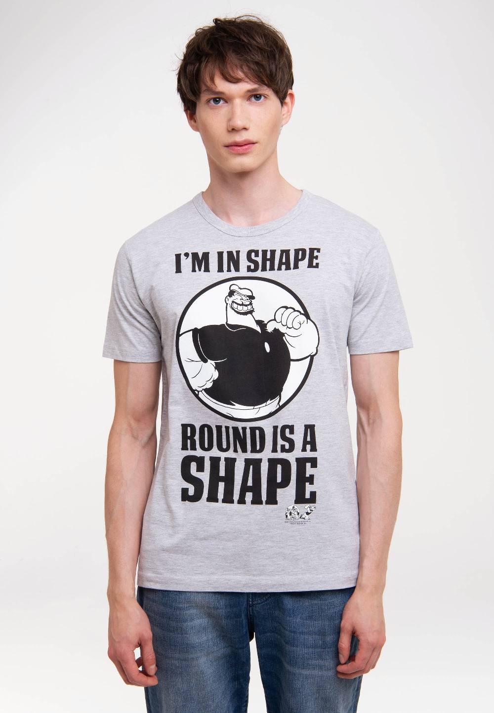 Logoshirt Popeye - Brutus - I'm In Shape - T-Shirt Print - Herren 2025