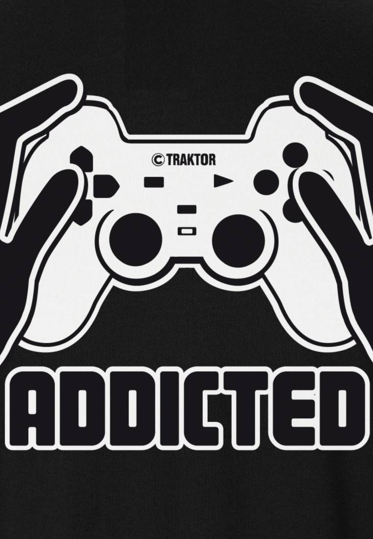 Logoshirt Addicted - Gamecontroller - T-Shirt Print Auslauf