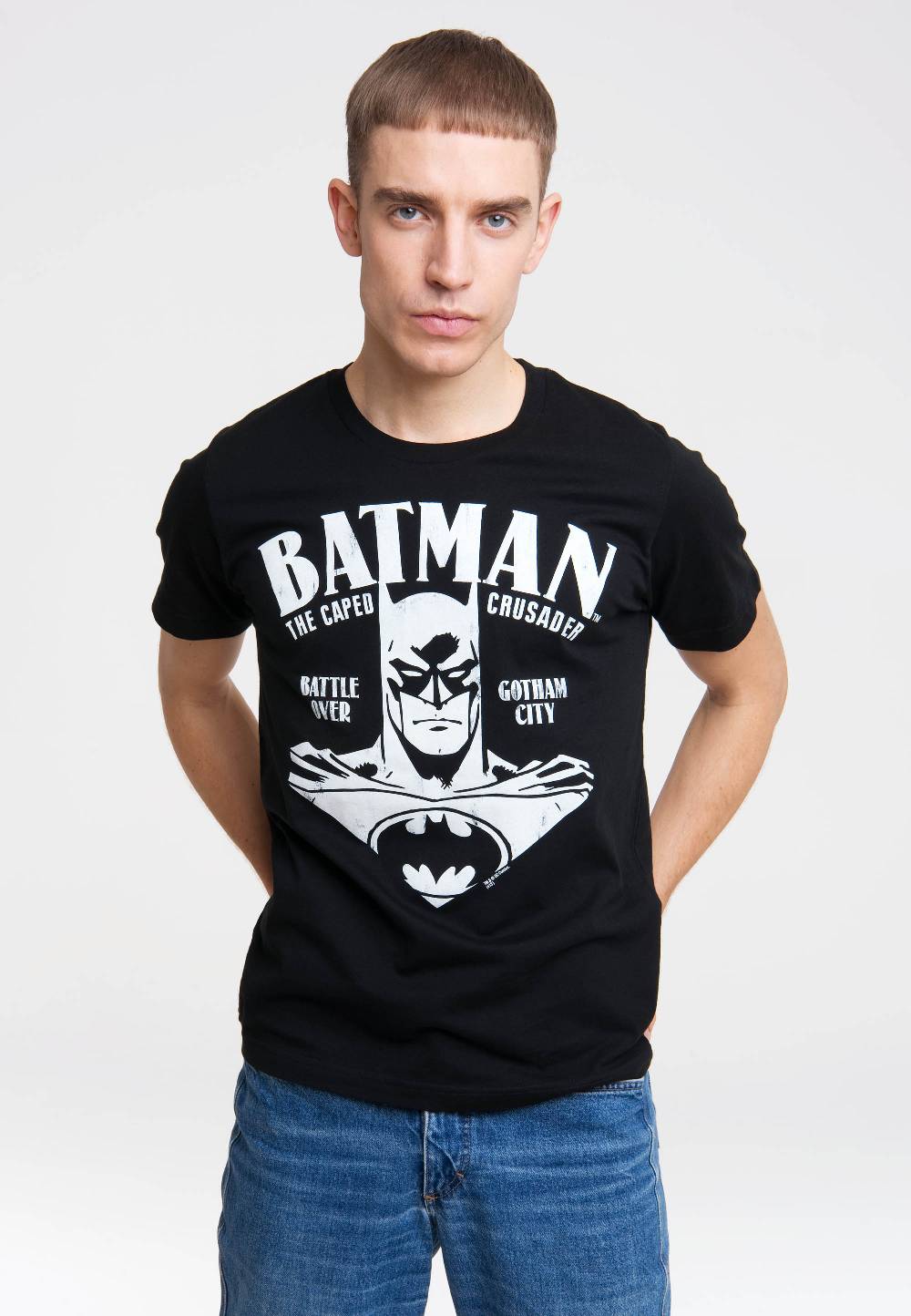 Logoshirt Batman - Portrait - DC Comics - T-Shirt Print Limitierter Zeitrabatt
