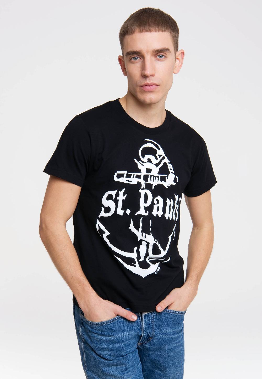 Logoshirt St. Pauli - Anker - T-Shirt Print Fabrik Onlineshop
