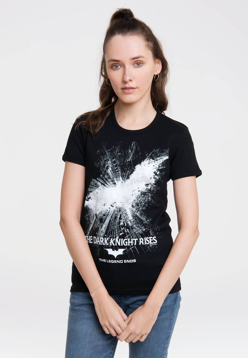 Logoshirt Batman - The Dark Knight Rises - DC Comics - T-Shirt Print - Damen Flash Sale