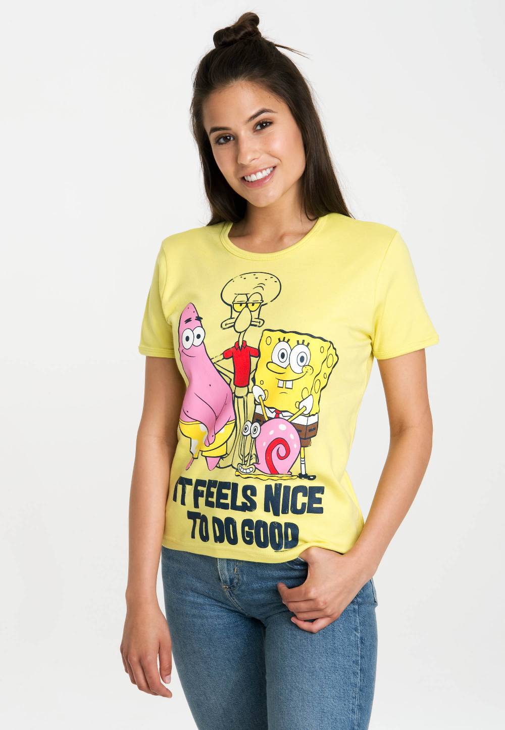 Logoshirt Spongebob - It Feels Nice - T-Shirt Print - Damen Online Shopping