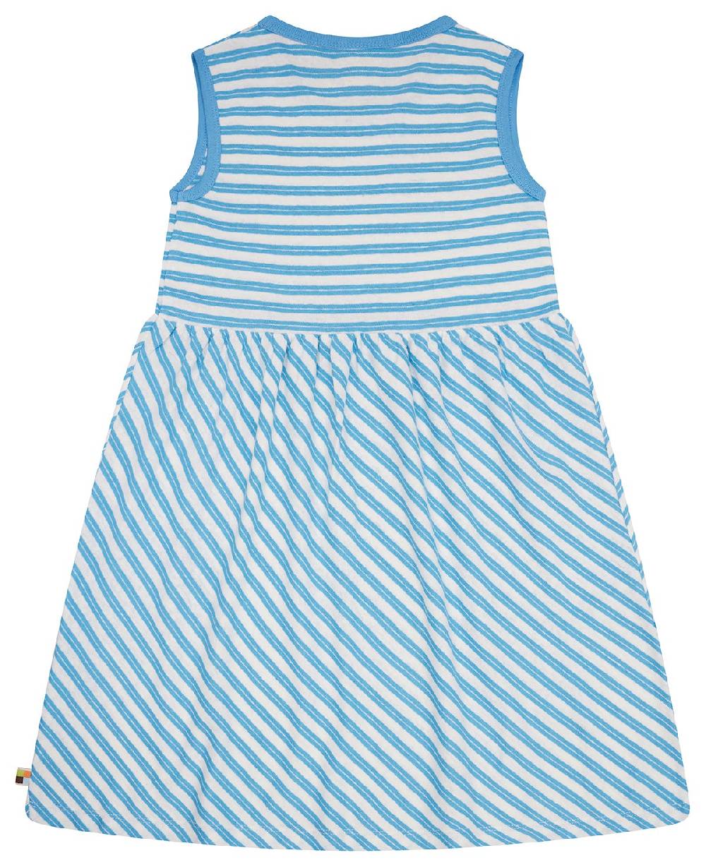 ﻿Loud Proud Kleid Streifen mit Leinen Super Sparpreis