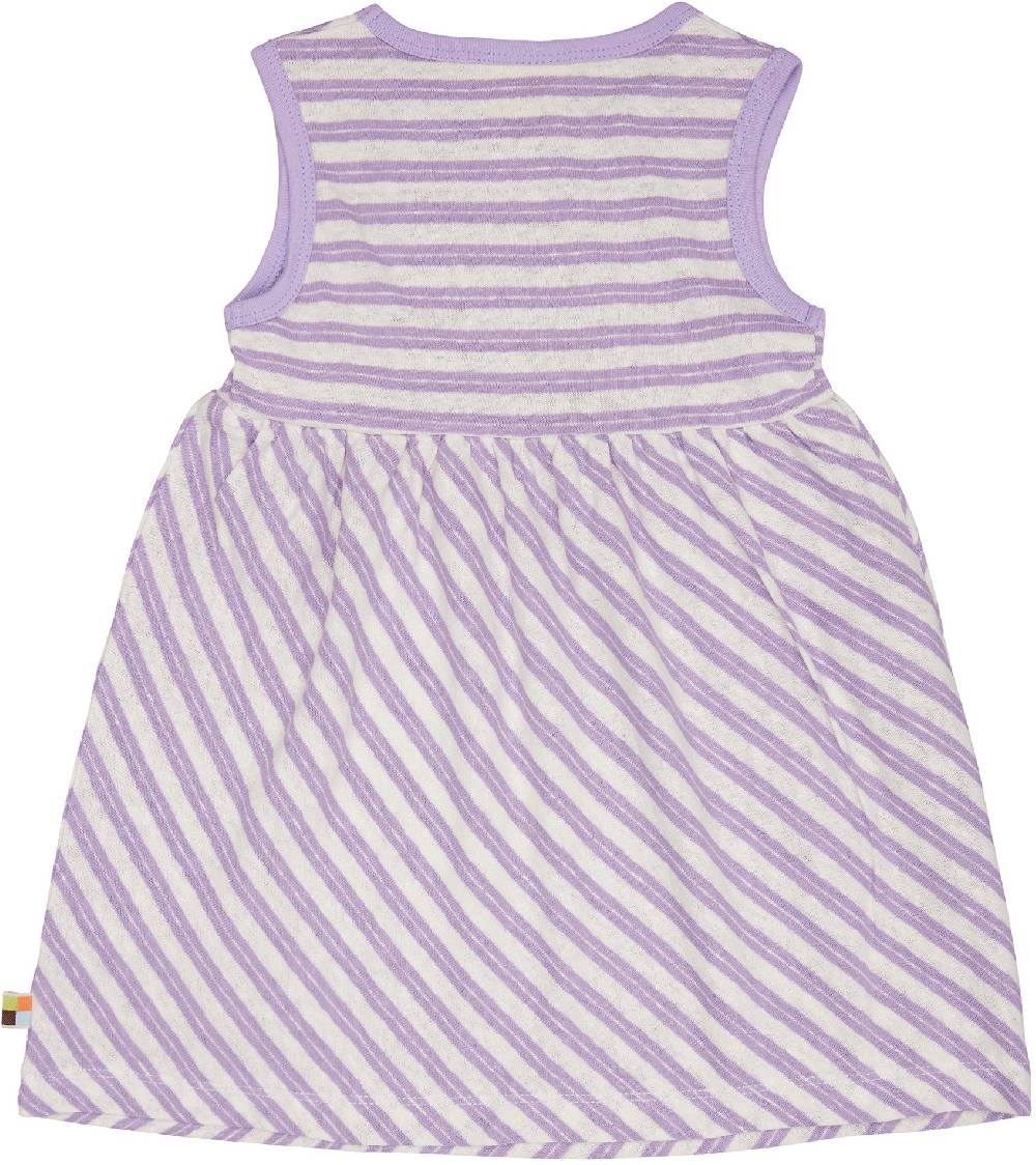 Loud Proud Kleid Streifen mit Leinen Neueste Stile