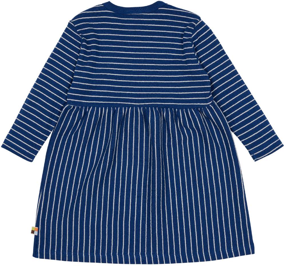 Loud Proud Kleid langarm gestreift mit Rippe Fabrikladen